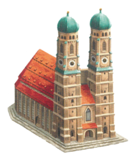 Katedrála v Mnichově (Bavorsko)